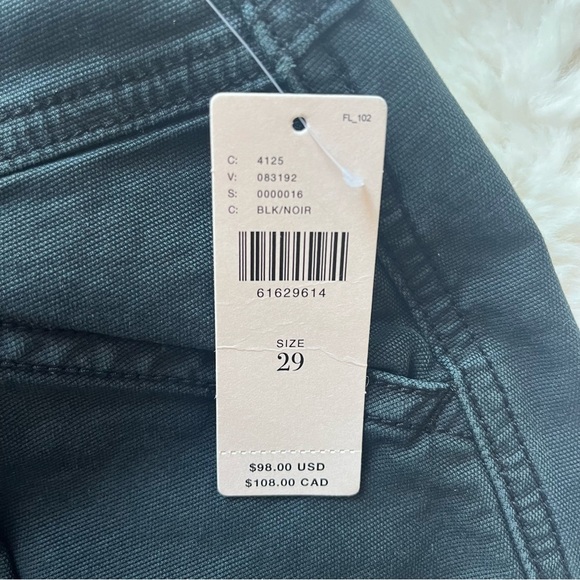 Pilcro Black Pleated Shorts 29 - Picture 6 of 8